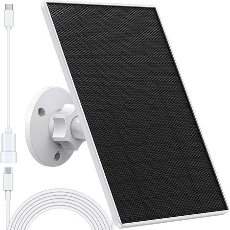 1 Solarpanel, monokristallin 6 W, USB-C-Anschluss, Micro-USB, Eufy Outdoor-Kamera (1/5)