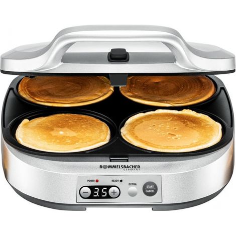 Rommelsbacher PC 1800 PANCAKE MAKER Silber