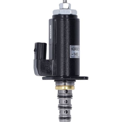 Électrovanne de pompe hydraulique en acier allié électrique pour excavatrice KOBELCO. (1/5)