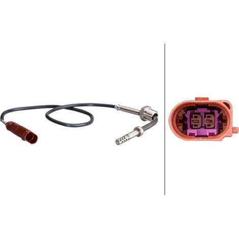 Capteur, température des gaz Hella 6PT 010 376-151 AUDI 03G 906 088 K 03G906088K