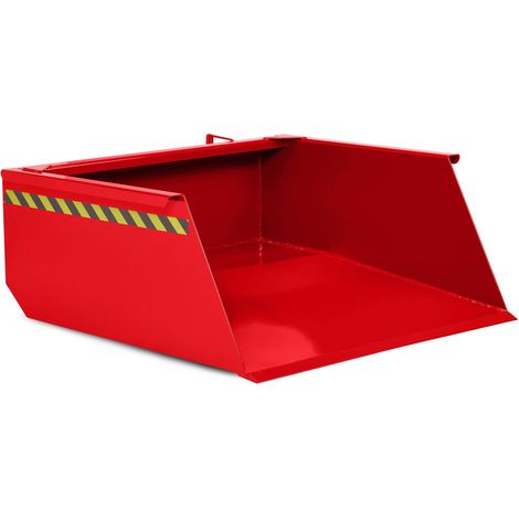 RR Industrietechnik Staplerschaufel Typ RS-75 1390x1615x550mm 750dm³ RAL 3000 Feuerrot