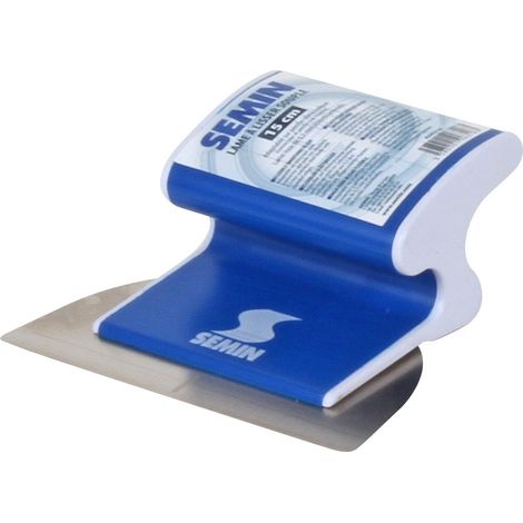 Semin – Lame à enduire 15 cm – Acier inoxydable – Lissage sans bavures – Pour plaques de plâtre et enduits projetés