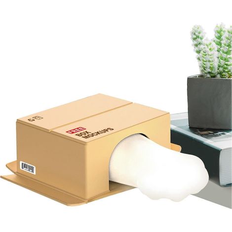 Niedliche Katzenlampe mit Timer, verstellbare Katzenpfoten-Nachttischlampe, aus Silikon, USB-C-Ladeanschluss, drei Helligkeitsstufen