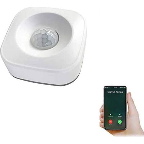 Détecteur de mouvement sans fil WiFi Smart Home PIR Détecteur de mouvement compatible TUYA/Smart Life App (1/3)