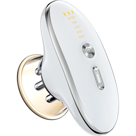 Masajeador anticelulítico de microcorriente EMS  Dispositivo para moldear el cuerpo en piernas, abdomen, cintura y brazos, y reafirmante facial. (1/5)