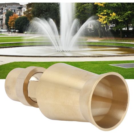 Buse de fontaine en laiton, style tour de glace, en cèdre, réglable, pour bassin, filetage femelle G1, 32 mm (1/5)