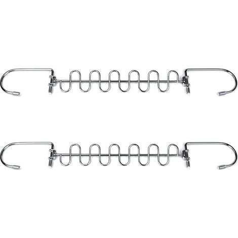 BEBUSINGOTO 4er-Pack platzsparende Kleiderbügel aus Metall, platzsparende Kleiderbügel aus Edelstahl, Kleiderbügel-Organizer (1/5)