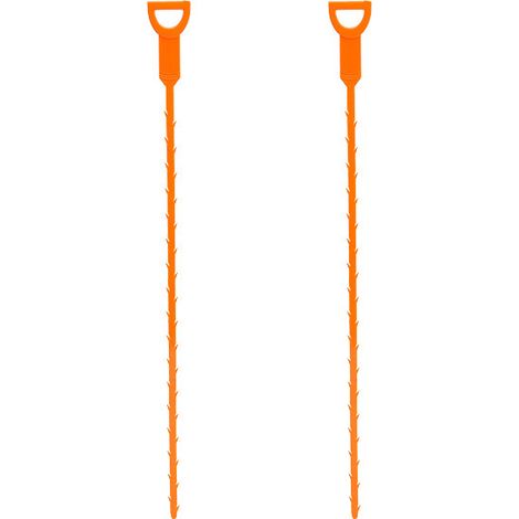 Déboucheur pour lavabo et siphon - Lot de 2 x 52 cm (1/5)