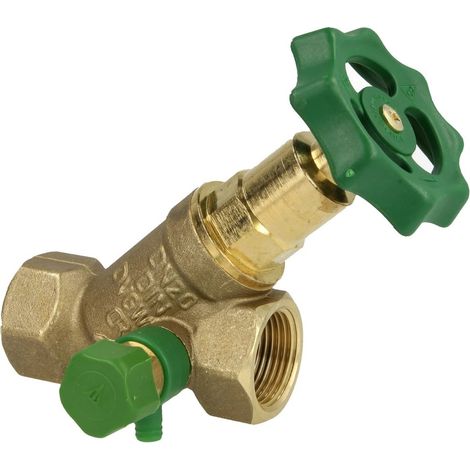 Vanne à passage direct 3/4'' FF avec purge et broche non montante