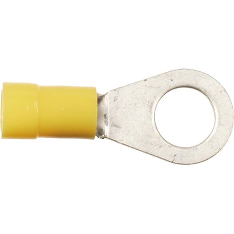 Cosses a anneau jaune 4.0 - 6.0 mm2 - 4.0 mm -100 pieces-