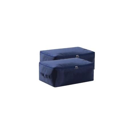 Sac de rangement pour couettes, étui de rangement pour oreillers, draps, couvertures et vêtements avec ceinture - Crezuo