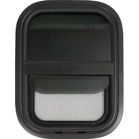 Fenêtre coulissante pour camping-car 30 x 40 cm, fenêtre de camping-car avec moustiquaire, fenêtre de caravane (1/5)