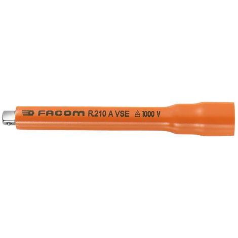 Rallonge 1/4'' Facom R.210, 116 mm, Carré ( Prix pour 1 )