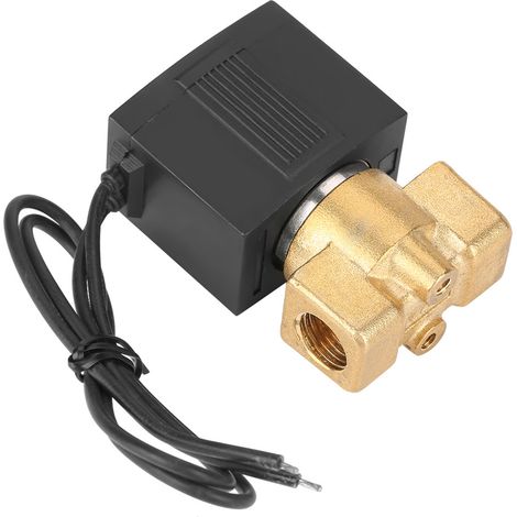 G1/4" 2-Wege-Magnetventil, direktwirkend, normalerweise geschlossen, elektromagnetisch, 0–1,0 MPa, 110 V (1/5)