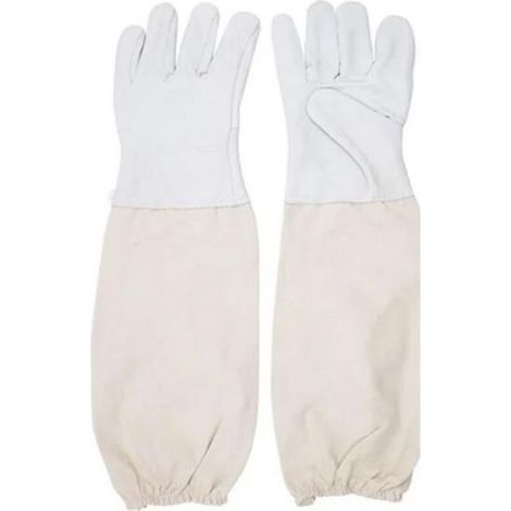 Gants d'apiculture Paire de manchettes anti-piqûres Manches respirantes Gants d'apiculture universels Outils d'abeille en cuir (1/4)