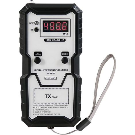 Détecteur de fréquence de télécommande de Voiture Outil de Test de fréquencemètre de clé Détecte avec précision la fréquence du Signal