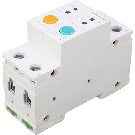 Kompakter WLAN-2P-25A-230V-30mA-Leistungsschalter mit Fehlerstromschutz und intelligentem Schalter (1/5)