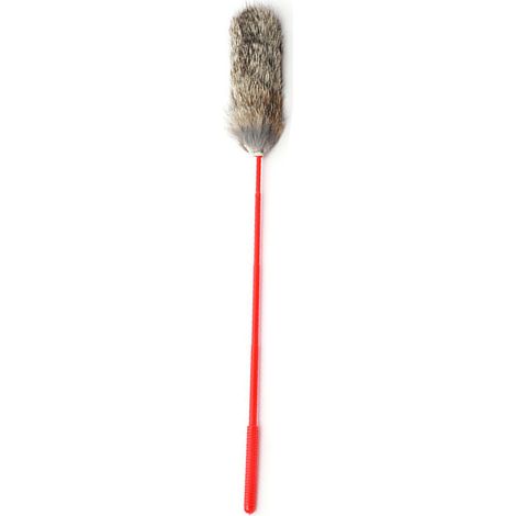 Baguette peluche chat résistante morsures écologique faite main souple flexible dressage, gris (1/5)