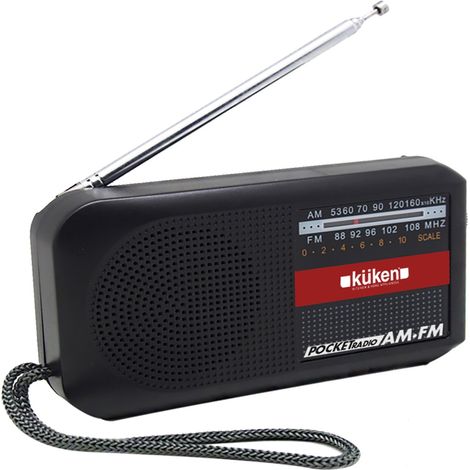 Radio portátil KÜKEN AM/FM con pilas (1/3)