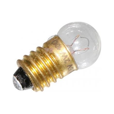 Ampoule lampe graisseur Flosser verre blanc 6V 2W culot E-10 à (1/2)