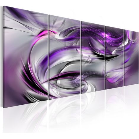 Tableau Imprimé "Purple Gale" 80 x 200 cm (1/2)
