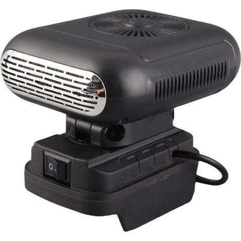 Chauffage d'appoint portable à piles, réversible à 90°, 2 températures, 2 ports USB, compatible avec les modèles BL1830, BL1850, BL1840, BL1845, BL1815, BL1820 et BL1860B. (1/5)