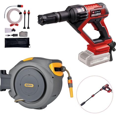 Einhell Cordless Pressure Washer 24 Bar 18V 4 In 1 HYPRESSO + 30m Hozelock Reel (1/5)