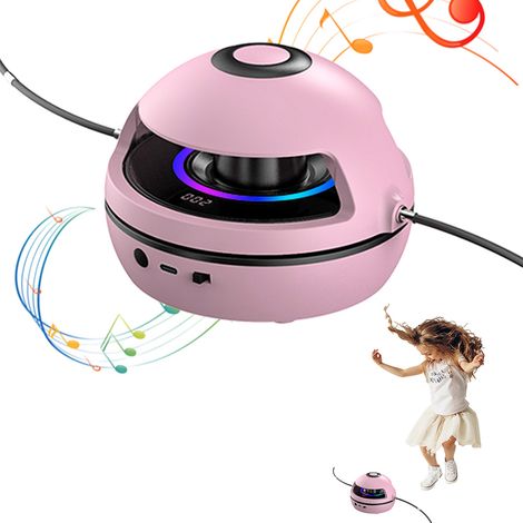 Corde à sauter électrique avec télécommande, vitesse réglable 1-10, pour adultes et enfants, sport à domicile. (1/5)