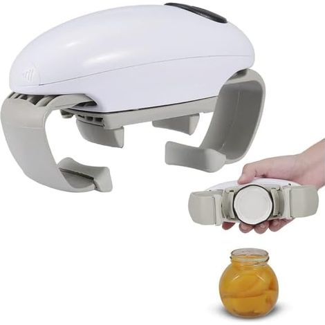 Ouvre-bocal électrique One Touch Ouvre-bocal Twist Ouvre-boîte automatique Grip Outil d'ouverture de bouteille Outils de cuisine Gadget (1/4)
