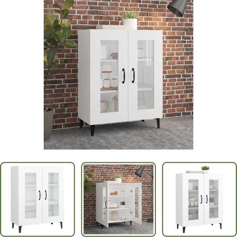 Stauraum -  Sideboard Weiß 69,5x34x90 cm Holzwerkstoff (1/5)
