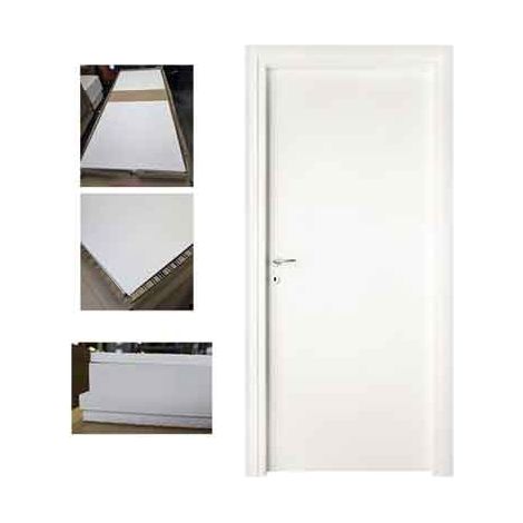 PORTA BATTENTE REVERSIBILE BIANCO EFFETTO LISCIO 700x2100h