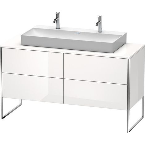 Meuble sous-vasque XSQUARE 778x1400x548mm blanc brillant