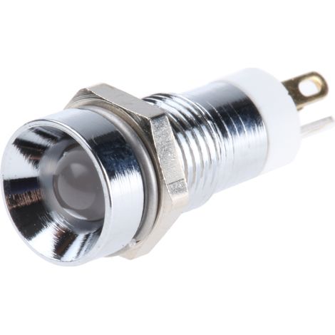 Voyant LED lumineux RS PRO, dia. 8mm, 2V c.c. ( Prix pour 1 )