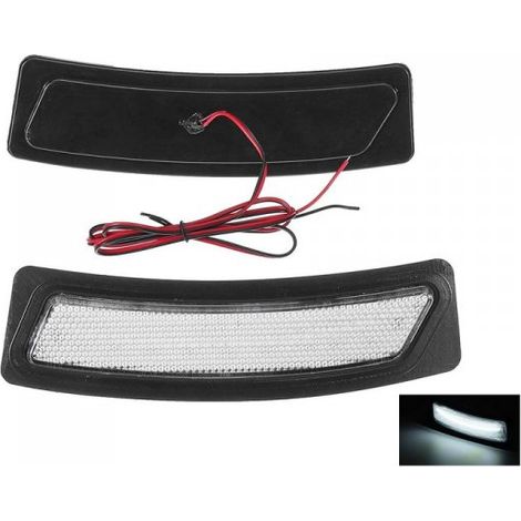 Kit Freccia Laterale a Led Side Marker Lente Trasparente Luce Bianco Per BMW Serie 3 F30 OEM 63147847205 63147847206