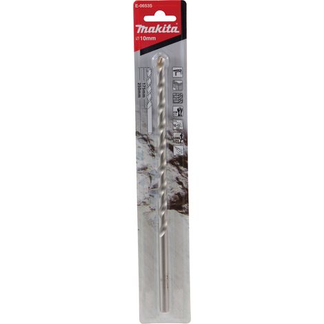 E-06535 Punta T.C.T con inserto dritto 10 x 250 mm