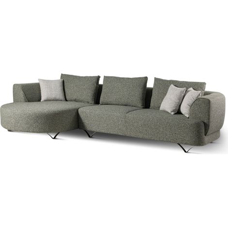Ecksofa 308x173x72 dunkelgrün FIONAMassivmoebel24 GmbH