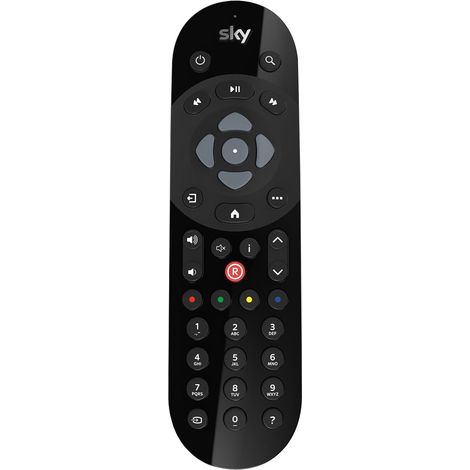 Télécommande infrarouge universelle de remplacement pour boîtier TV Sky Q, portée de 10 m (Télécommande infrarouge pour boîtier TV Sky Q) (1/5)