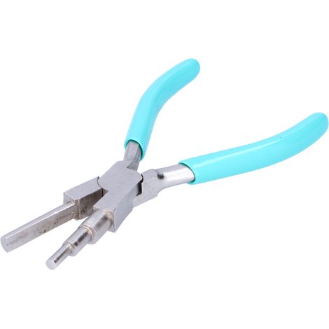 Pince à enrouler à 3 sections, bec rond, outil de mise en forme de fil d'acier au carbone, accessoires (1/5)