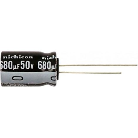 Condensatore elettrolitico a bassa impedenza 680uf 50vdc 105ºc Radiale 680mf50v105/radiale