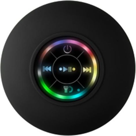1Set Mini Haut-Parleur Bluetooth Salle de Bain Audio sans Haut-Parleurs de Douche Portable, Noir (1/5)
