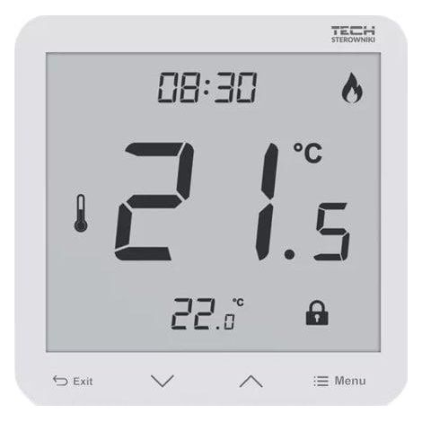 Tech R-12S Temperaturregler Weiß Leistungsstark LCD
