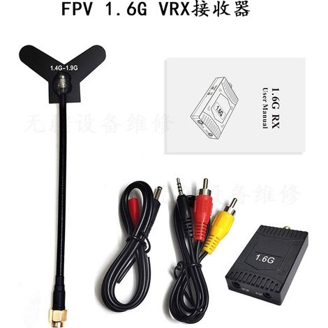 FPV-Renndrohne mit hochempfindlichem VRX 1,6 GHz Empfänger (1,4 GHz, 1,5 GHz, 1,6 GHz, 1,7 GHz, 1,8 GHz).