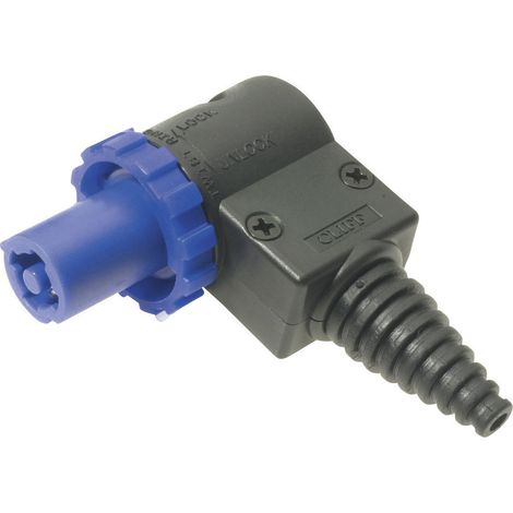 Cliff FCR20663 Netz-Steckverbinder FC Stecker, gewinkelt Gesamtpolzahl: 3 + PE 20 A Blau 1 St.