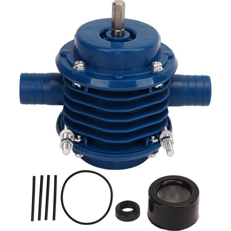 Pompe de Forage à Main Mini Pompe de Transfert D'eau électrique Auto-amorçante pour Jardin et Usage Domestique, Matériau ABS et Acier Inoxydable (1/5)