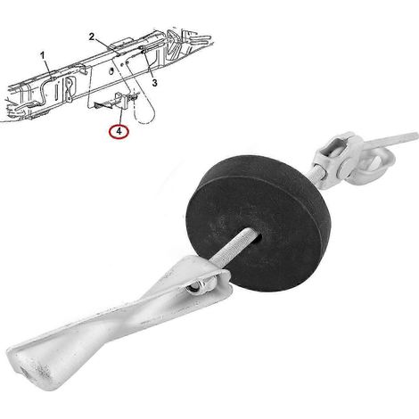 Réglage du câble de frein de stationnement 52122296AA compatible avec Dodge RAM 1500 (2003-2008) (1/5)