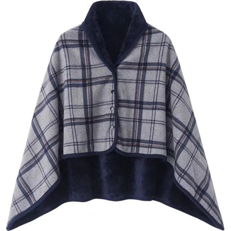 Couverture Polaire Portable Poncho - Plaid Enveloppant Confortable pour Bureau, Voyage et Camping - Couverture Jetable Multifonction pour Canapé, Dessus de Lit et Cape - Chaude et Douillette Toute Sai (1/5)