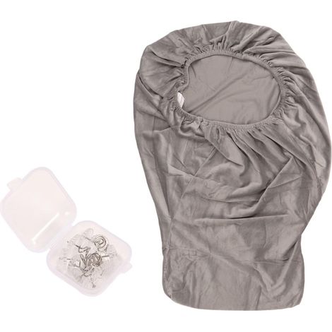 Housse De Chaise, élégante, Décontractée, Douce, Respirante, Extensible, pour Salle à Manger, Cuisine, Hôtel, Gris (1/5)
