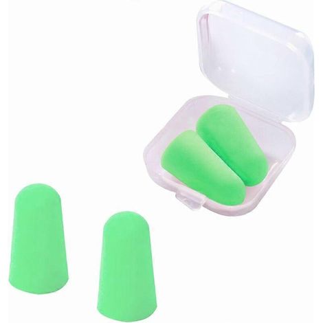 Bouchons d'oreilles en mousse (4 paires), protection auditive en mousse souple (1/5)