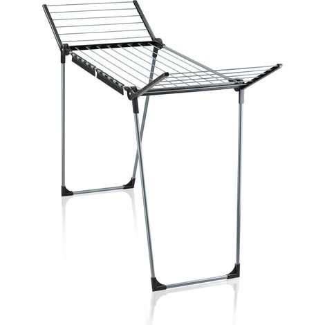 Leifheit Trocknen - Wäscheständer Pegasus 150 Solid Slim, schwarz 81690