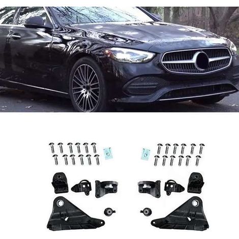 pair of headlight bracket repair kits A2068209700 and A2068209800 for Mercedes-Benz C-Class W206 (1/5)